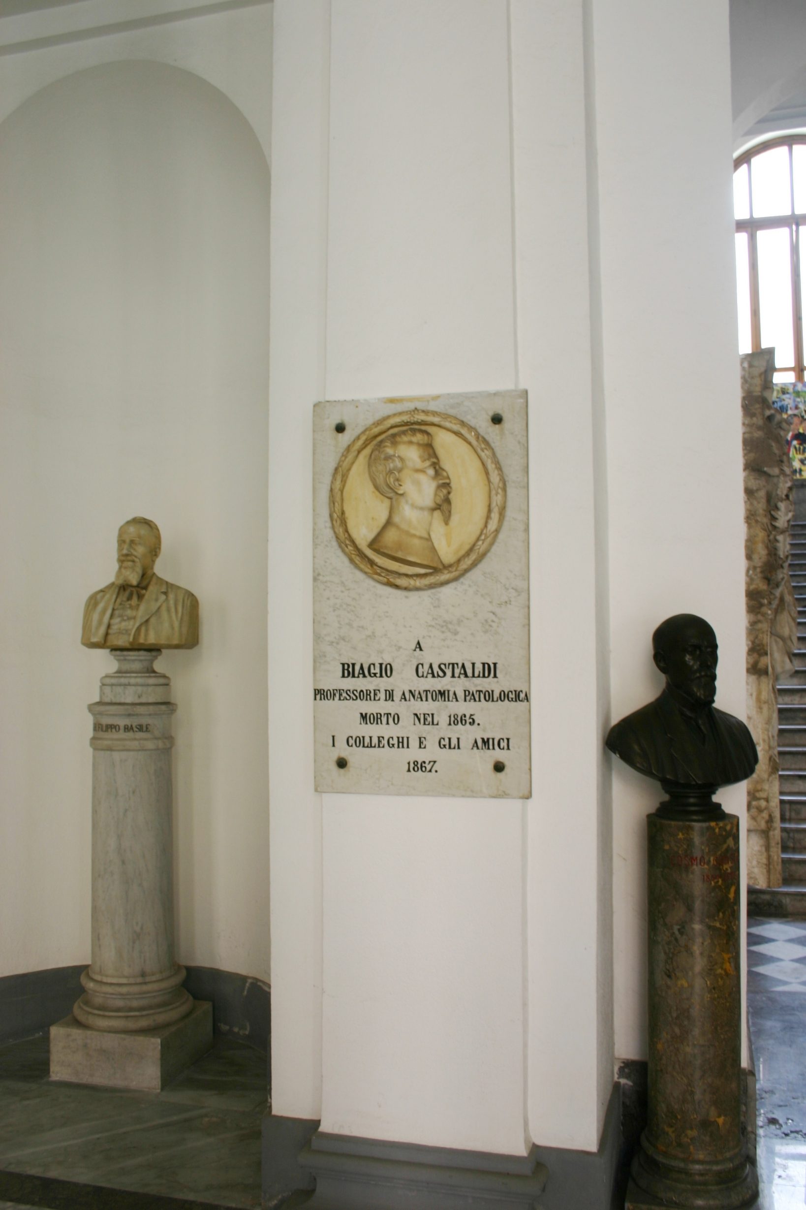 Biagio Castaldi's memorial tablet, Palermo (1).JPG